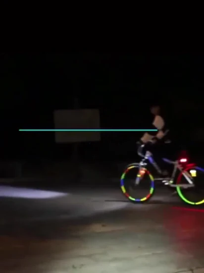 2-in-1-LED-Fahrradlicht mit elektrischer Klingel, Trembler, Summer, Hupenschalter, Fahrradlampe, Fahrradscheinwerfer Wyz14473